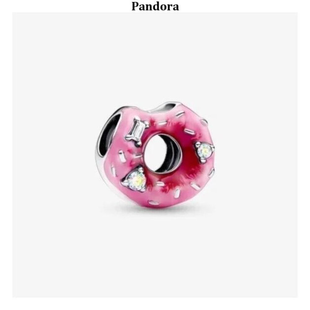 Pandora Sparkling Sprinkled Donut Charm